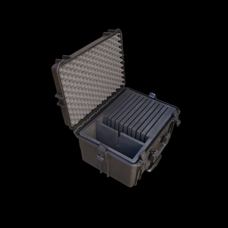 TOMCase Tablet Ladekoffer für bis zu 10 Tablets Transportkoffer Trolley